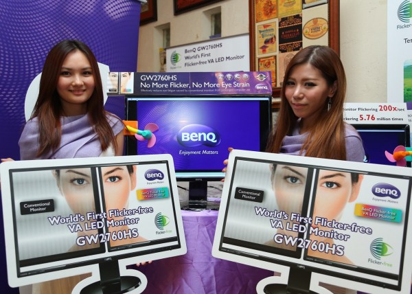BenQ Brand Ambassadors with the world's first flicker-free LED monitor from BenQ