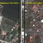 Thành phố Tacloban trước và sau siêu bão Haiyan