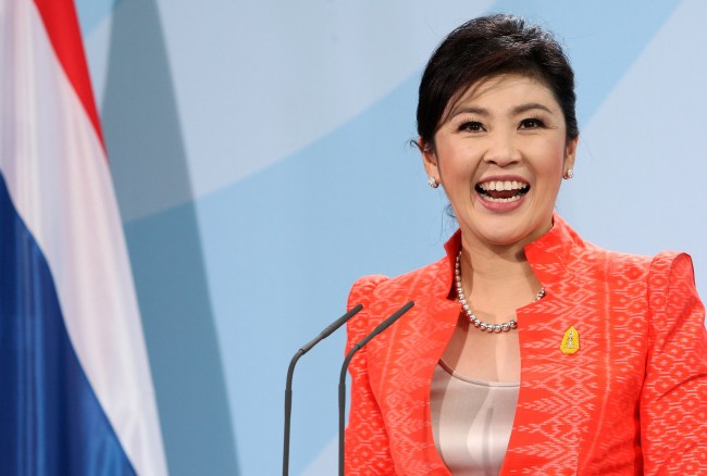 Thai Prime Minister Yingluck Visits Berlin