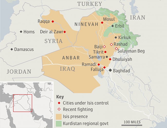 Iraq map locator