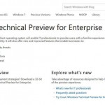 Phiên bản Technical Preview của Windows 9 có tên là Windows TH
