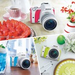 Bộ sưu tập máy ảnh PENTAX K-S1 Sweets Collection màu mè hoa lá cành  