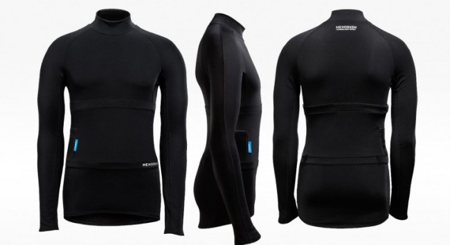 Hexoskin Arctic biometric smart shirt