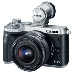 Máy ảnh Canon EOS M6 với chip lấy nét Dual Pixel CMOS AF và cảm biến APS-C lớn