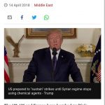 ĐỪNG GIỠN MẶT VỚI SIR TRUMP: Mỹ cùng Anh và Pháp đã tấn công Syria