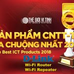 D-Link được trao 2 giải thưởng Best Cup 2018 cho Wi-Fi Router và Wi-Fi Repeater