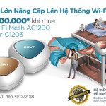 D-Link giảm 1.500.000 đồng cho khách hàng nâng cấp lên hệ thống Wi-Fi Mesh COVR