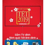 Chương trình ưu đãi đặc biệt khi mua các sản phẩm SmartTV của Samsung đón Tết Kỷ Hợi 2019