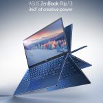 ﻿Laptop gập xoay ASUS ZenBook Flip 13 UX362 nhỏ gọn nhất thế giới
