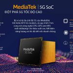 MediaTek công bố bộ vi xử lý 5G cho các thiết bị di động thế hệ mới