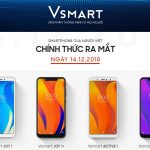 Thương hiệu Vsmart sẽ ra mắt smartphone đầu tiên vào ngày 14-12-2018