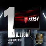 MSI bán được 1 triệu chiếc màn hình gaming