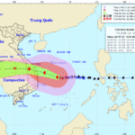 Cập nhật về trận bão số 9 Molave lúc 18g15 ngày 27-10-2020