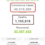 Số bệnh nhân COVID-19 trên thế giới đã vượt mốc 46 triệu người