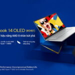 Laptop ASUS Vivobook 14 OLED (M3401) với chip AMD 8 nhân Ryzen 7 5800H