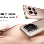 Dòng smartphone Redmi Note 14 Series tại Việt Nam có thêm phiên bản màu Vàng Sa Mạc Sand Gold