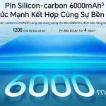 Ấn tượng với thời lượng pin trên smartphone HONOR 400