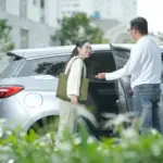 Dịch vụ GrabCar Xe Điện được thử nghiệm tại Hà Nội