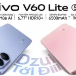 Smartphone vivo V60 Lite 5G tối ưu hóa cho giải trí ra mắt thị trường Việt Nam