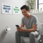 Khi Ngày Đàn ông Quốc tế chung với Ngày Nhà vệ sinh Thế giới