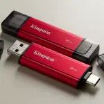 Ổ lưu trữ di động Dual Portable SSD đa kết nối không cần cáp của Kingston