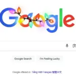 Google Search thay logo bằng Doodle mùa Giáng sinh 2025