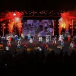 Chương trình biểu diễn nghệ thuật do hơn 200 robot hình người trình diễn AGIBOT Night 2026