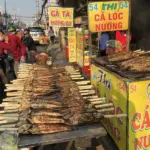 Cá lóc nướng trui cúng Vía Thần Tài