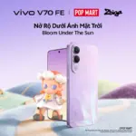 Bộ đôi smartphone vivo V70 và vivo V70 FE với nhân vật ZSIGA từ POP MART