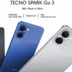 Smartphone TECNO SPARK GO 3 “bền mượt 4 năm”ra mắt tại Việt Nam
